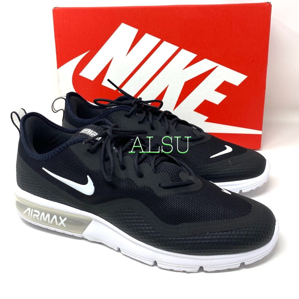 Nike Air Max Sequent 4.5 Black Women’s Sneakers - Picture 7 of 11